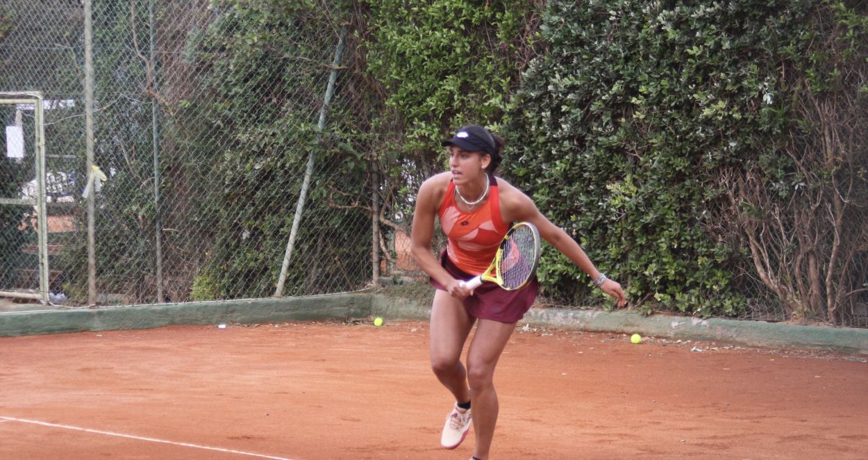 Nella foto (di Antonio Burruni): Marta Lombardini, semifinalista nel singolare femminile