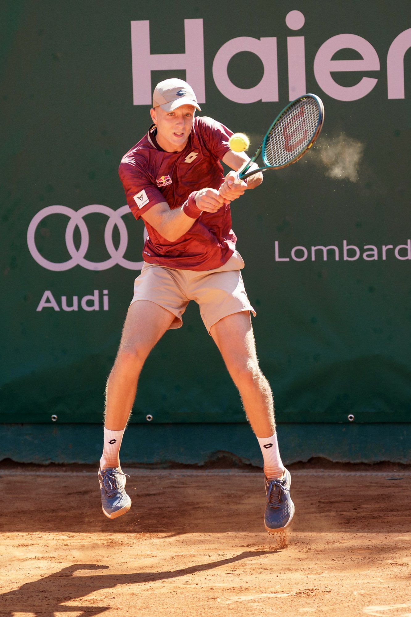 Il talento spagnolo Martin Landaluce, classe 2006: ha eliminato in tre set il qualificato Federico Arnaboldi (foto Luigi Leonardi)