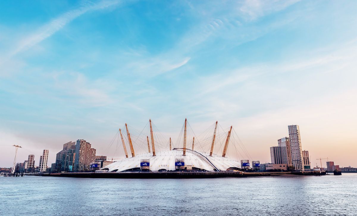 La O2 Arena di Londra, nella infografica della Laver Cup