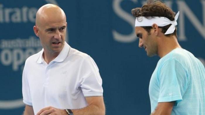 Ivan Ljubicic con Roger Federer