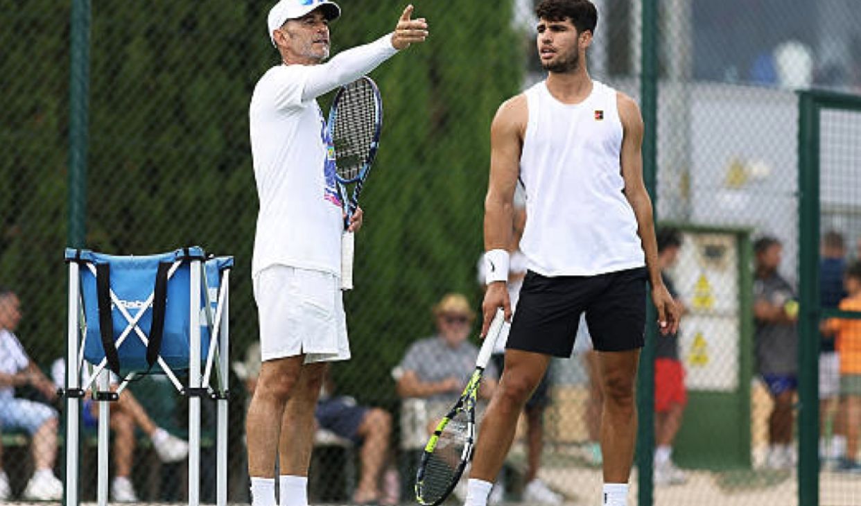 Samuel Lopez "nuovo allenatore" di Carlos Alcaraz - Foto getty images