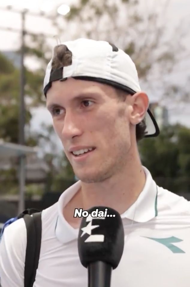 Francesco Maestrelli, incredulo ai microfoni di Eurosport