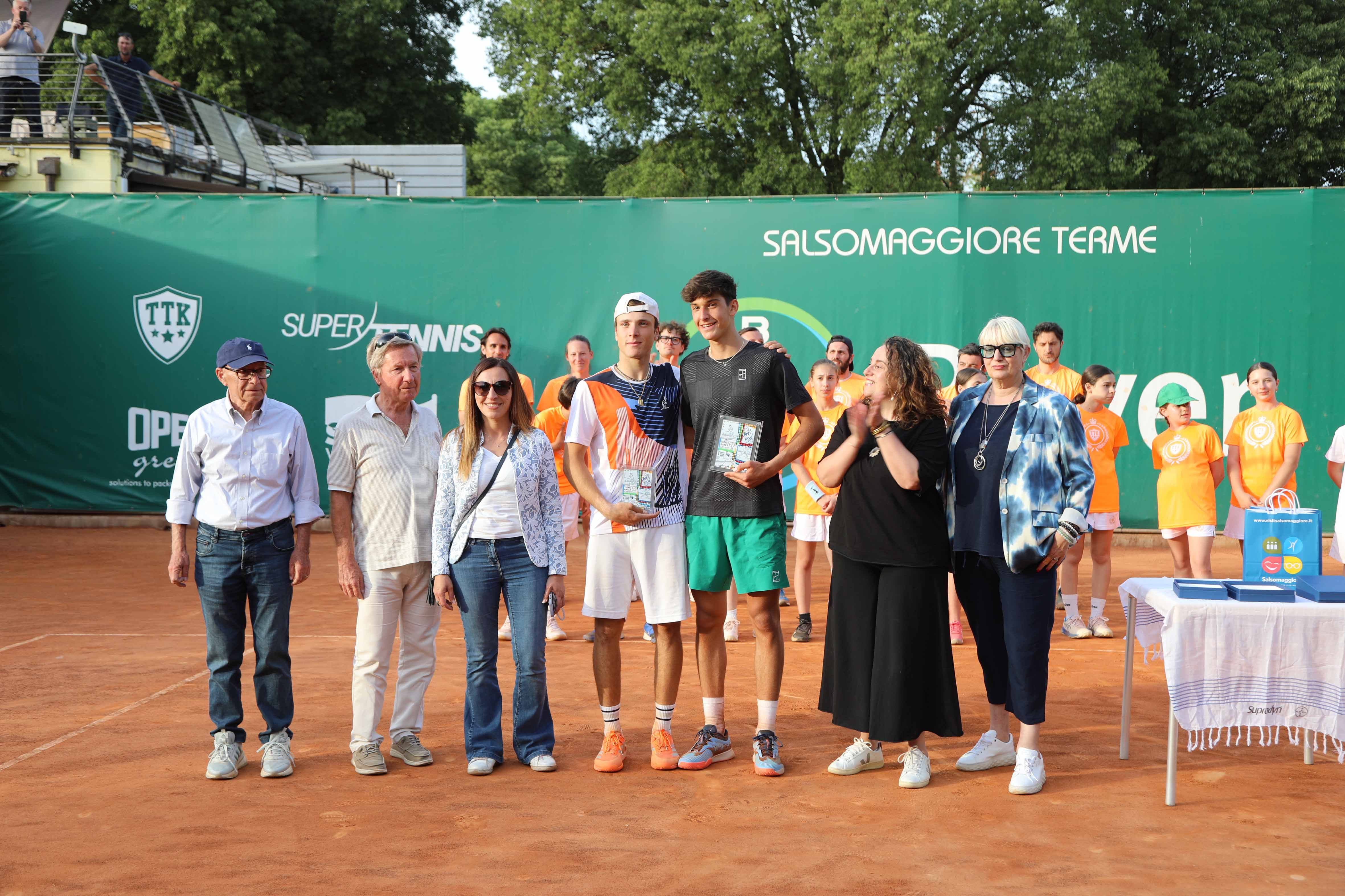 La premiazione maschile