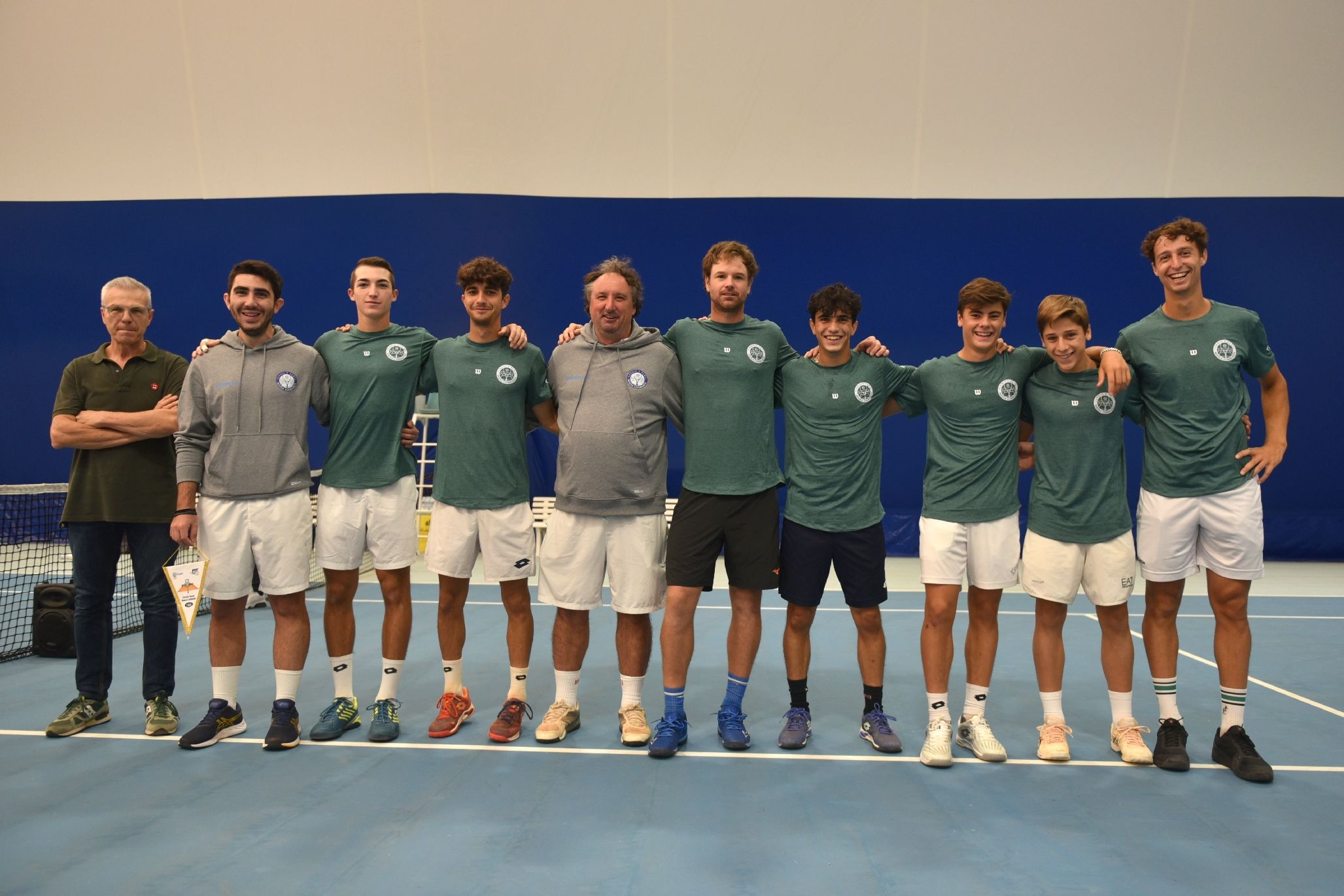 La squadra del Circolo Tennis di Massa Lombarda