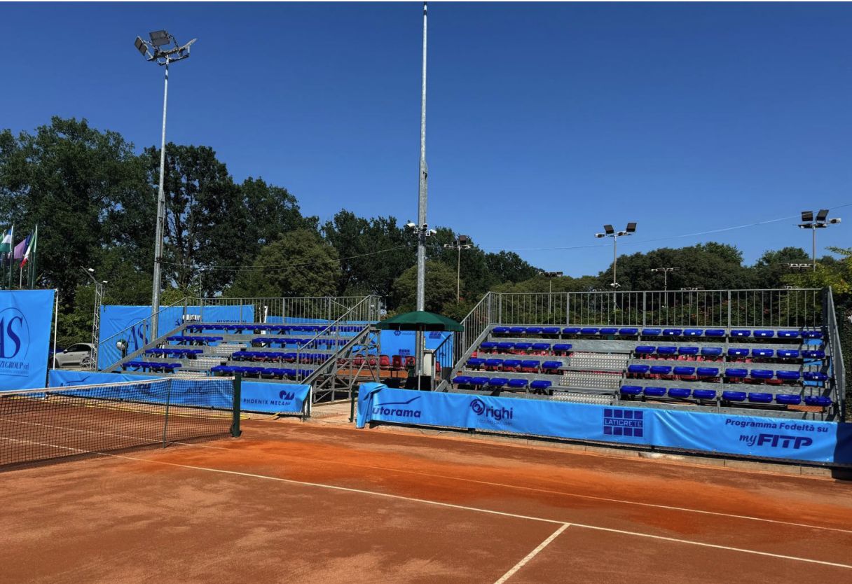 Casinalbo si prepara al grande tennis: dal 30 giugno il Modena Challenger ATP 75. Tribuna nuova e occhio di falco