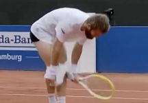 L’incredibile reazione di Moutet ad Amburgo (Video)