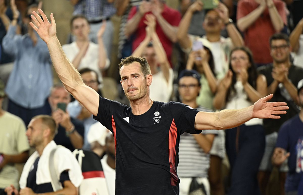 Andy Murray saluta a Parigi 2024