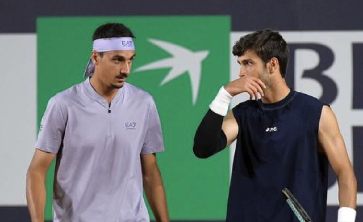 Lorenzo Musetti nella foto con Lorenzo Sonego - Foto FITP