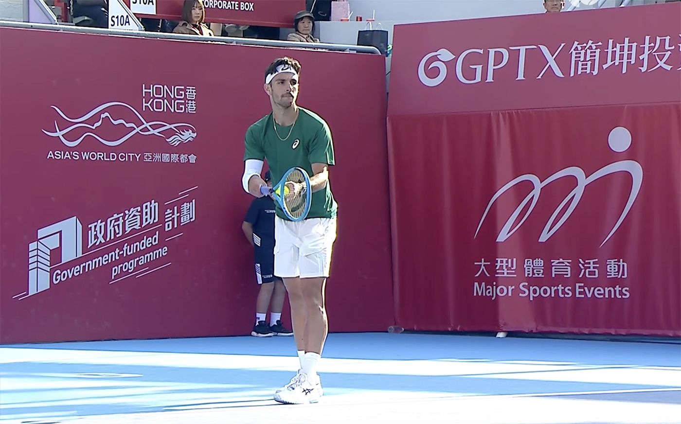 Musetti al debutto stagione a Hong Kong