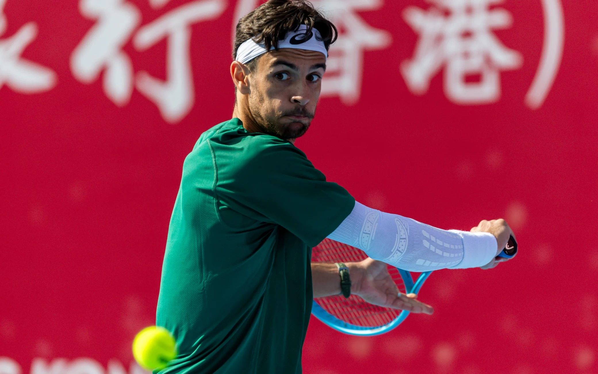 Lorenzo Musetti a Hong Kong (foto Getty)