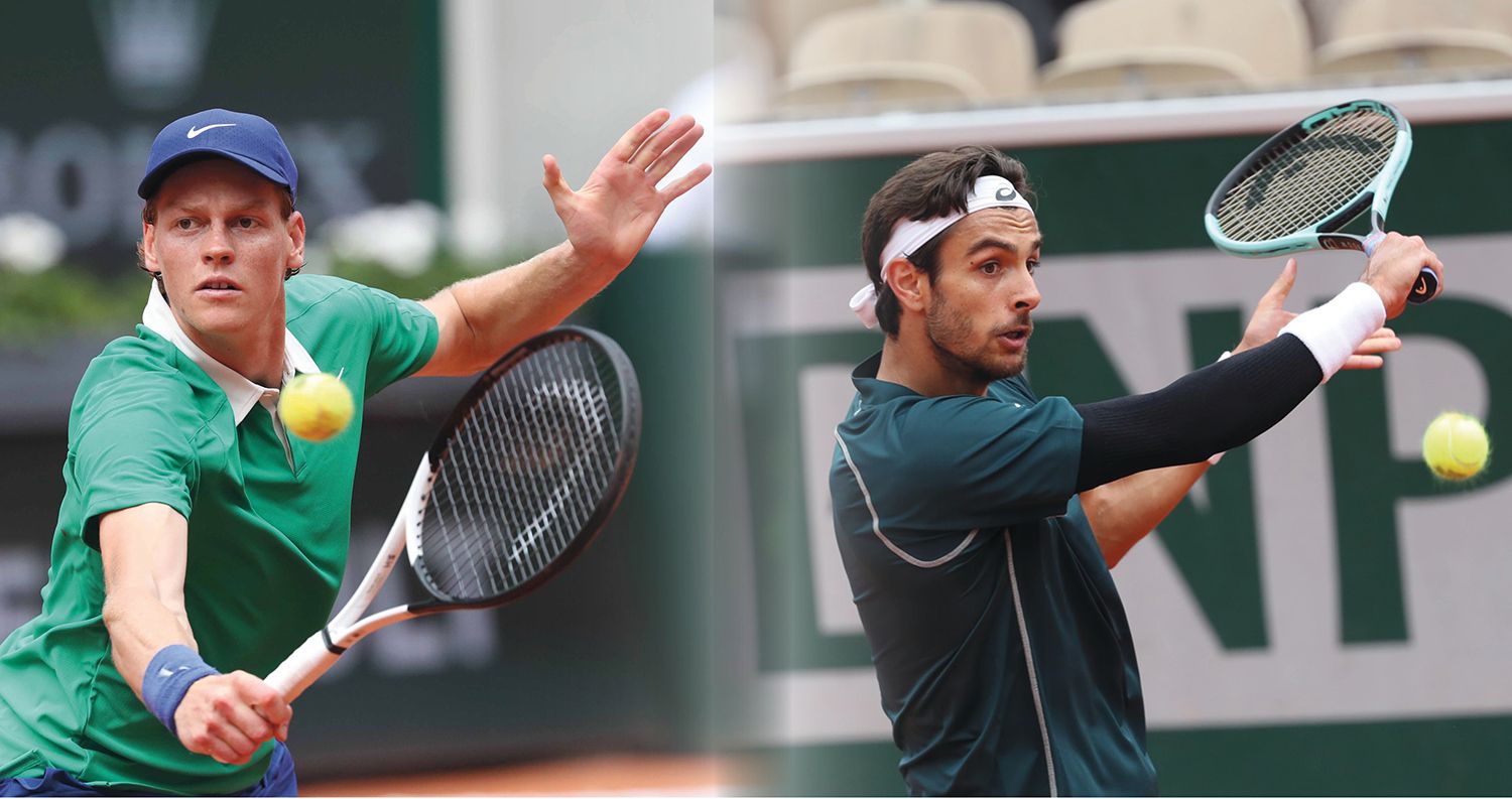 Jannik Sinner e Lorenzo Musetti