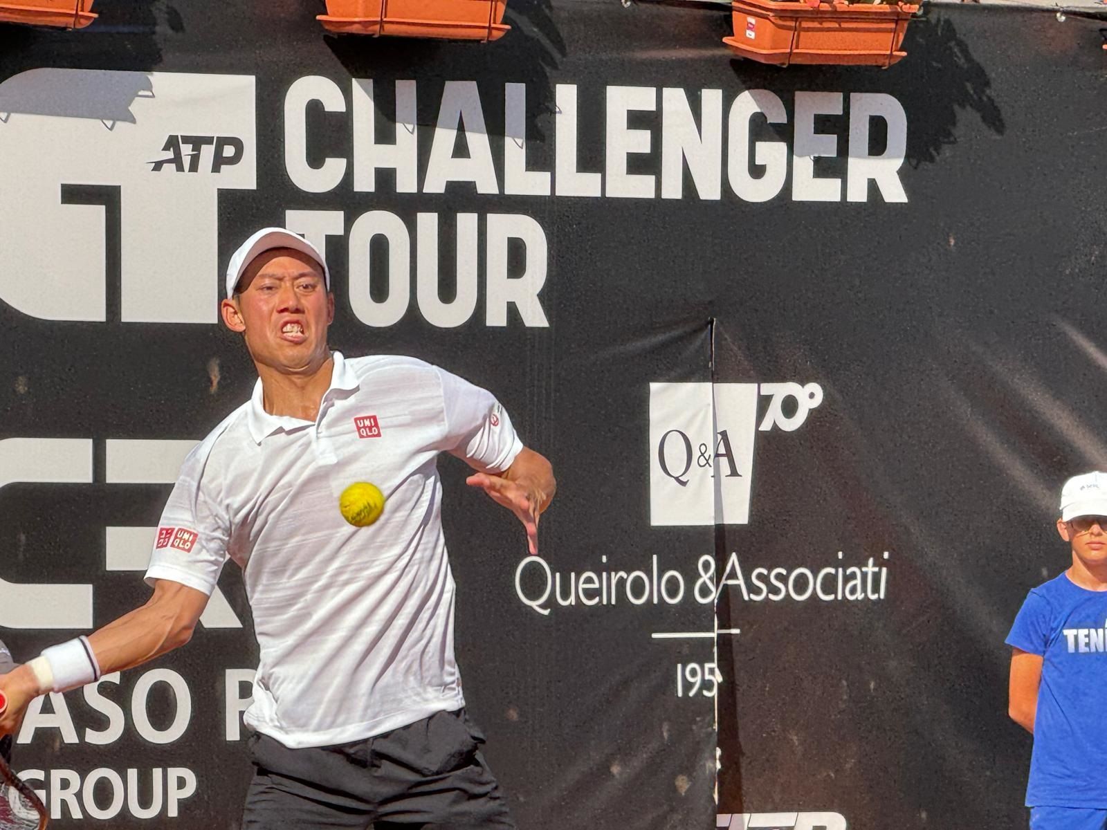 Kei Nishikori nella foto