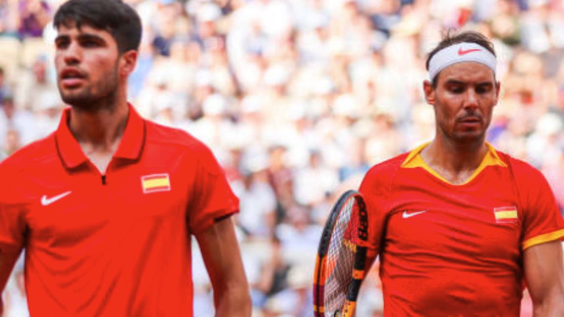 Rafael Nadal e Carlos Alcaraz nella foto - Foto getty images