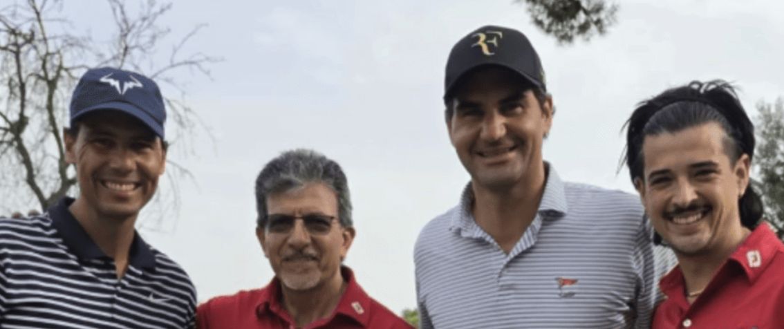 Rafael Nadal e Roger Federer nella foto - Foto Getty Images