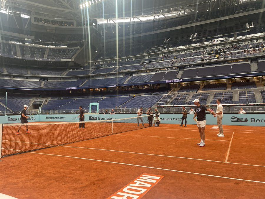 Il Mutua Madrid Open sbarca al Bernab&eacute;u: Nadal, Sinner e le stelle del Real in uno scenario unico - Foto Getty Images