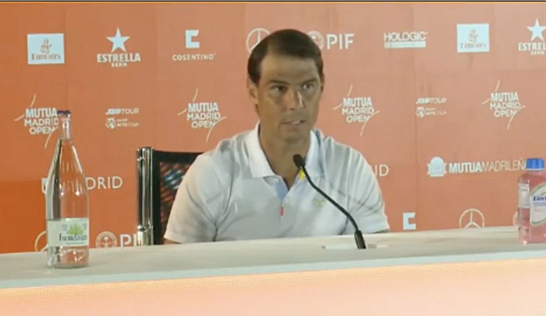 Rafael Nadal parla a Madrid
