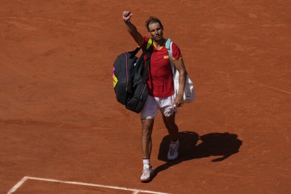 Rafael Nadal a Parigi (foto Getty Images)