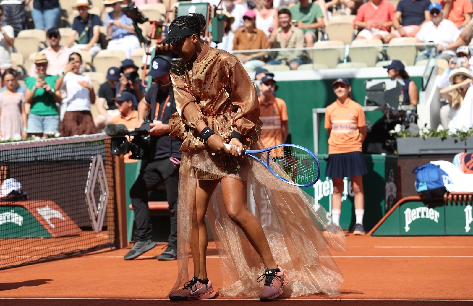 Naomi Osaka nella foto - Foto Patrick Boren