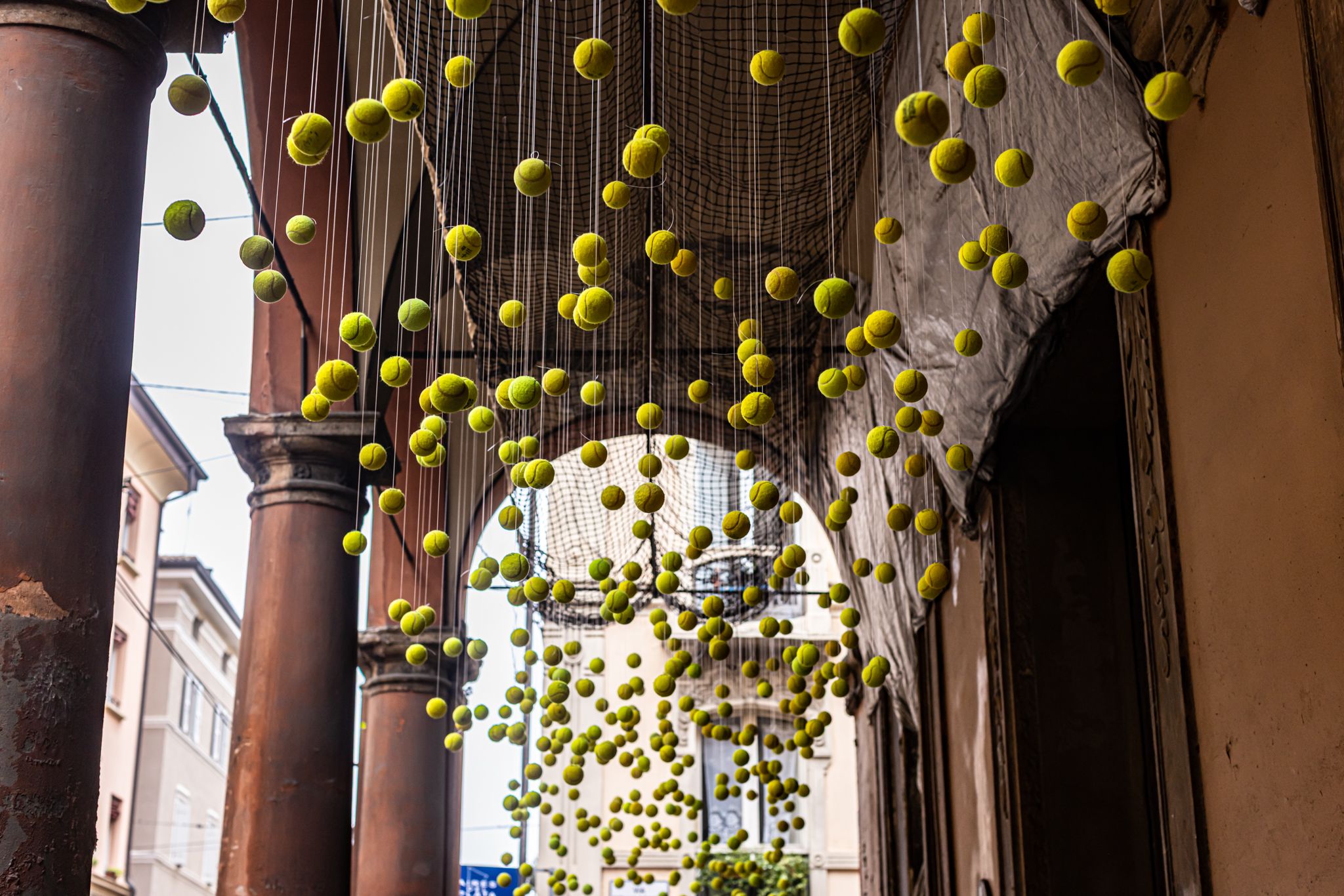 La installazione di Bologna