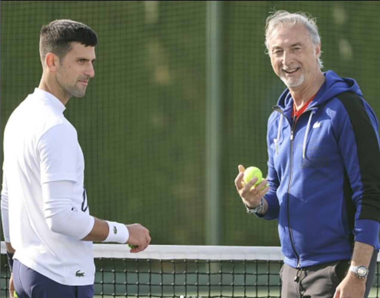 Novak e Marco Panichi (Instagram Djokernole)