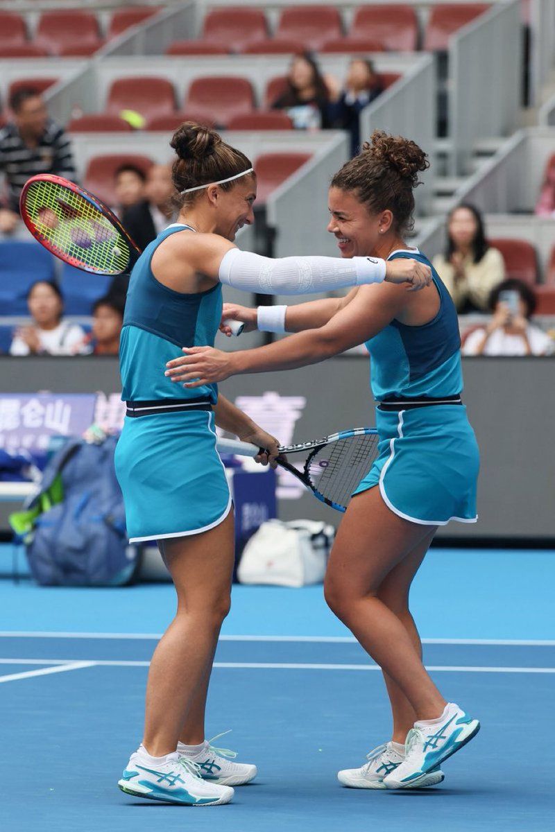 Sara Errani e Jasmine Paolini nella foto - Foto Getty Images