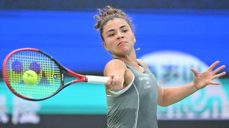 Jasmine Paolini a Wuhan (foto Getty Images)