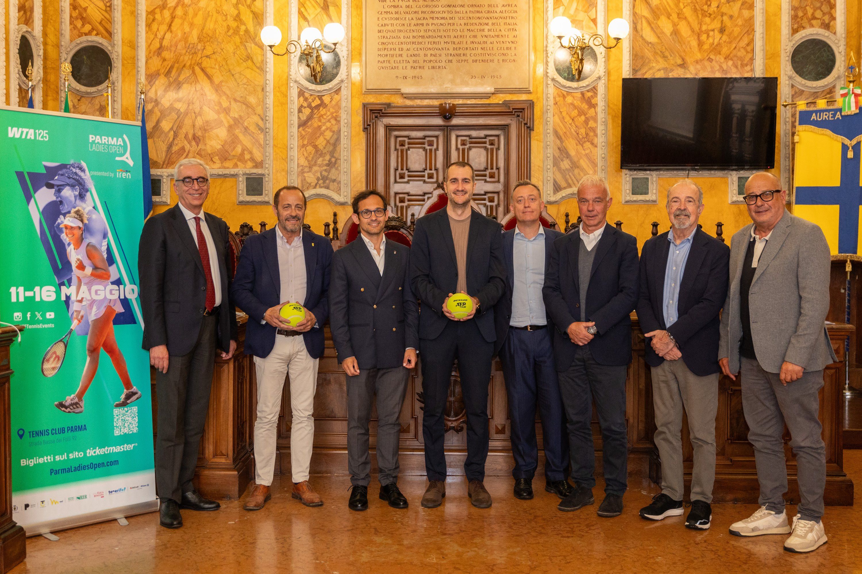 La conferenza stampa di presentazione del Parma Ladies Open presented by Iren - Foto Elisa Morabito