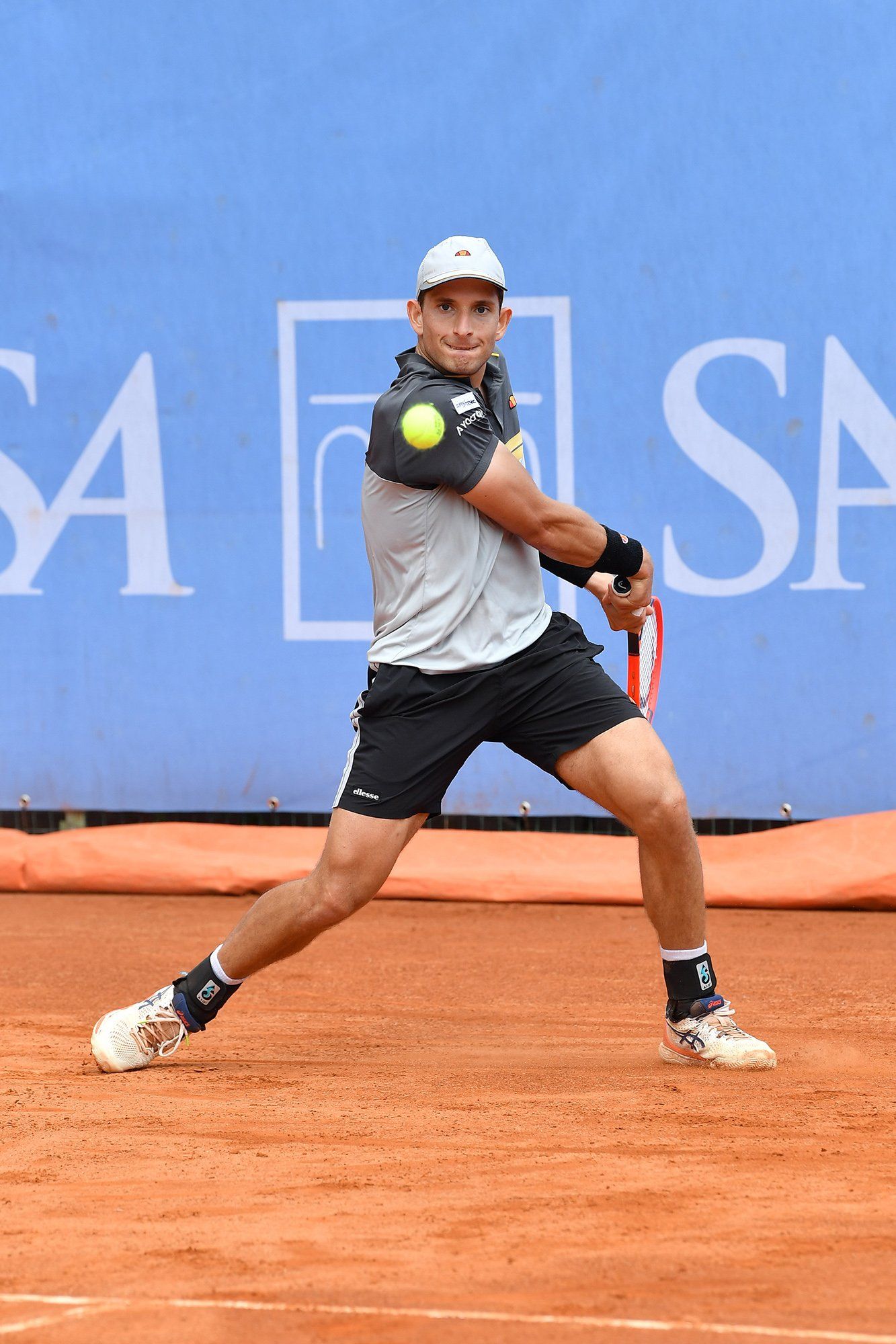 Francesco Passaro, perugino classe 2001, ha eliminato Lorenzo Sonego conquistando la finale al Circolo della Stampa Sporting (foto Francesco Panunzio)