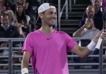 Pecotic, tennista part-time, ha sconfitto l’ex top 10 Sock e ha ottenuto la sua prima vittoria ATP all’età di 33 anni (Video)