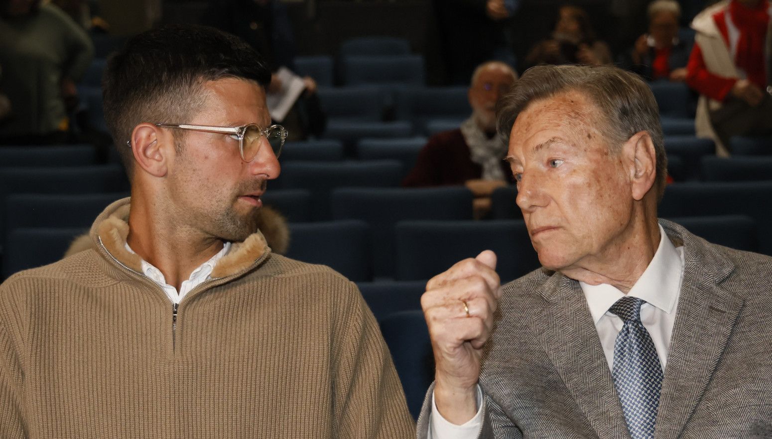 Novak Djokovic e Nikola Pilic