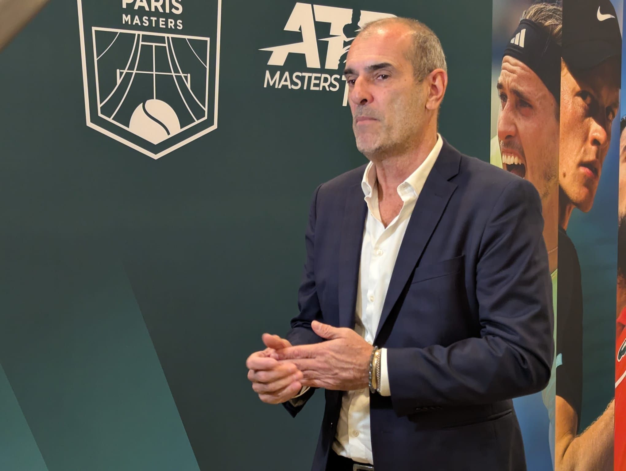 Cedric Pioline nella foto - Foto Patrick Boren