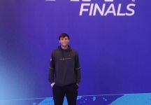 Gabriele Piraino sparring partner alle Nitto Atp Finals di Torino