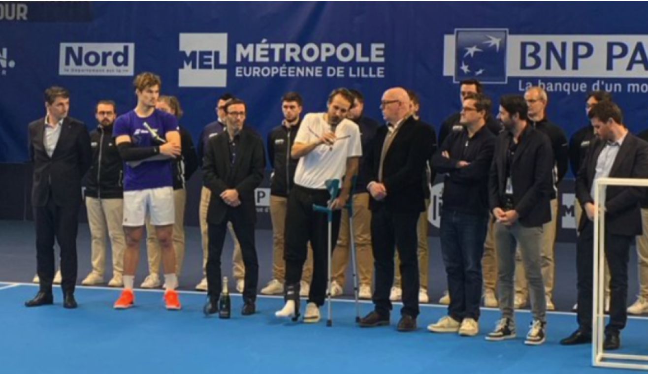 Lucas Pouille nella foto