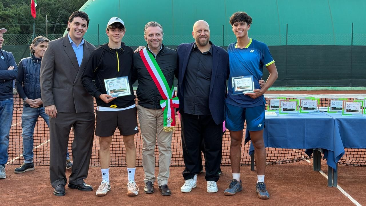 La premiazione maschile
