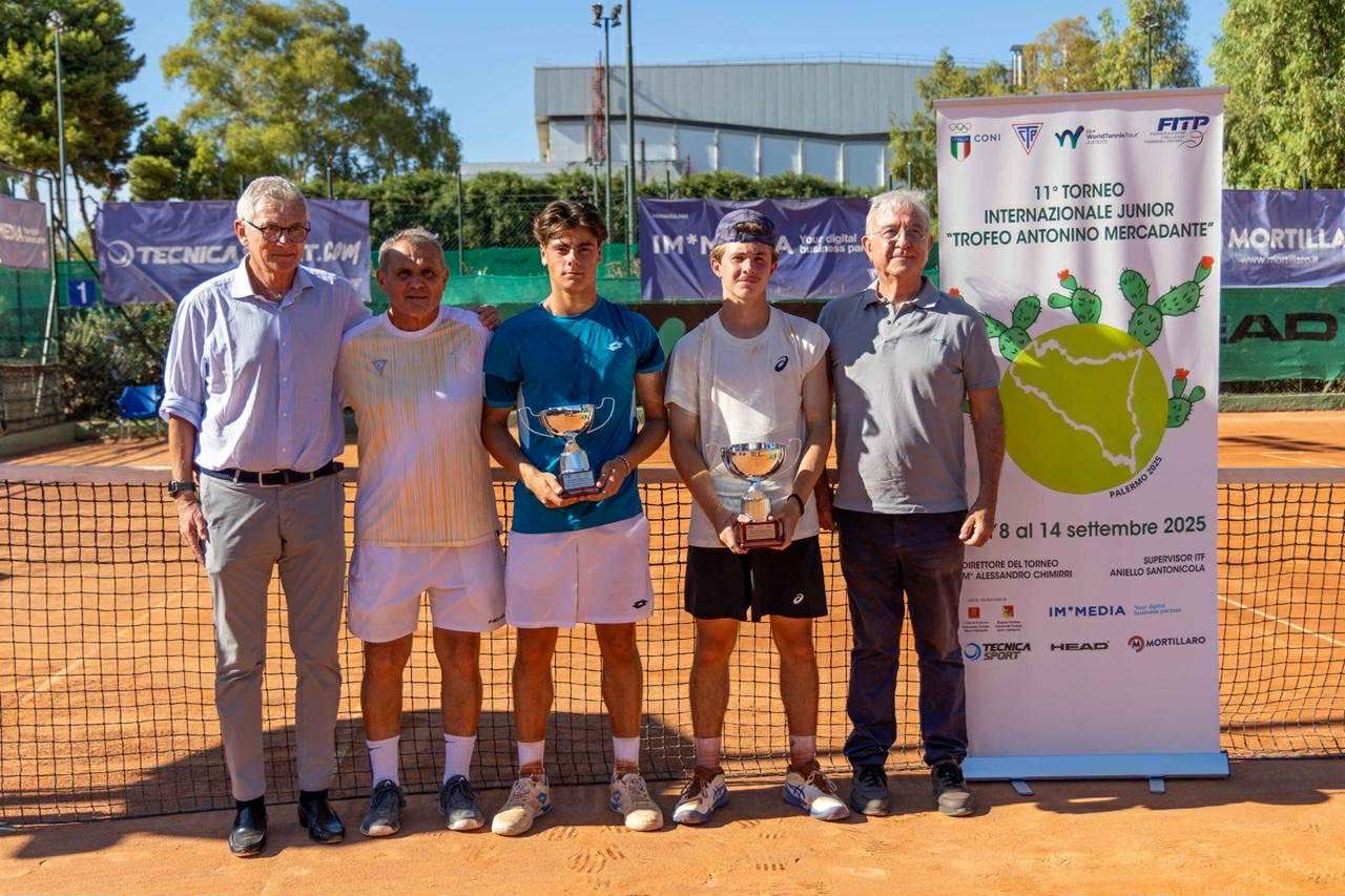 La premiazione maschile
