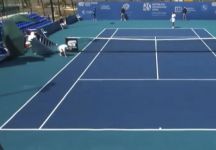 Vento forte fa crollare la sedia dell’arbitro durante il Challenger di Punta Cana (Video)