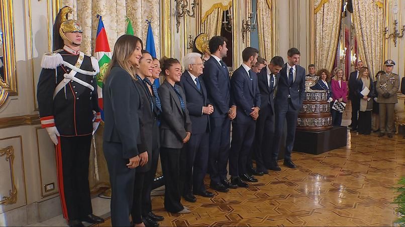 La foto di rito al Quirinale