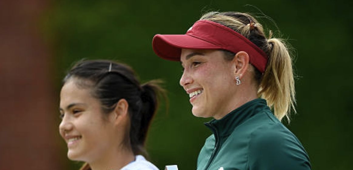 Donna Vekic con Emma Raducanu - Foto Getty Images