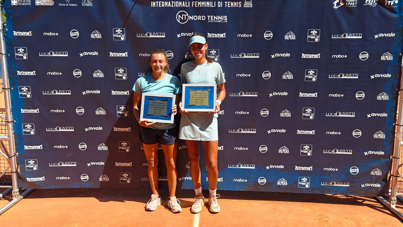 La vincitrice e finalista del torneo ITF di Torino