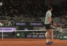 Rinderknech sul Philippe Chatrier: la palla corta con giro a 360° contro Sinner (Video)