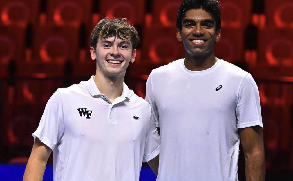 Charlie Robertson e Nishesh Basavareddy alle the Next Gen ATP Finals a Jeddah - Corinne Dubreuil/ATP Tour