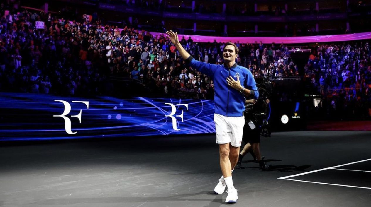 Roger Federer alla Laver Cup 2022