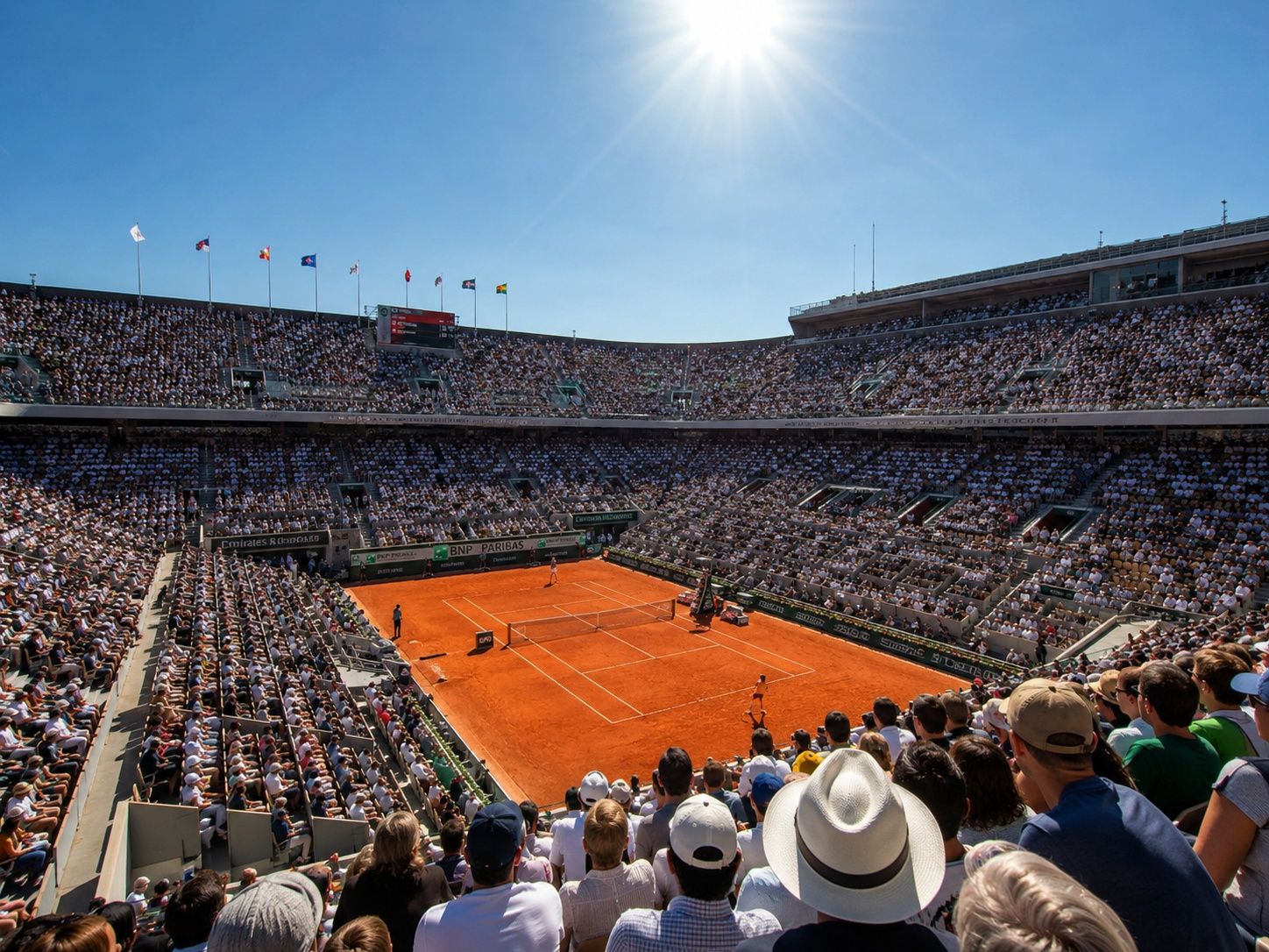 Roland Garros, niente pioggia e caldo record nella prima settimana: si parte con 33 gradi a Parigi