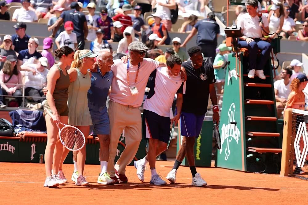 Un momento dello Yannick Noah Day a Parigi (foto FFT)