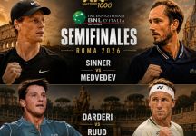 Masters e WTA 1000 Roma: I risultati completi con il dettaglio del Day 11. Sinner rinviato a domani