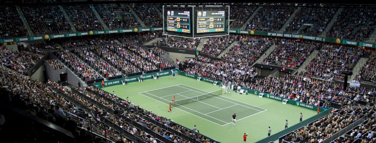 L'ATP 500 di Rotterdam in una immagine del 2018 - Foto Getty Images