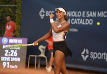 Jennifer Ruggeri illumina i Palermo Ladies Open: batte Radivojevic e va ai quarti. «Un regalo di compleanno anticipato». Urgesi si ritira, Burel avanza senza giocare