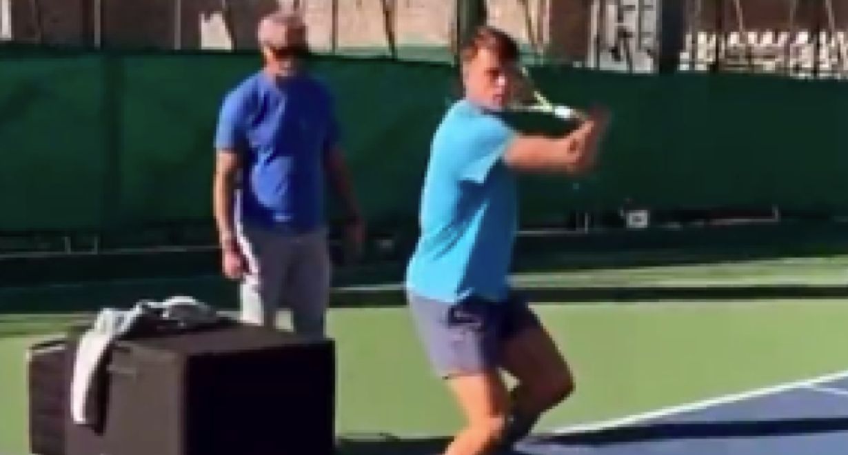 Holger Rune nella foto