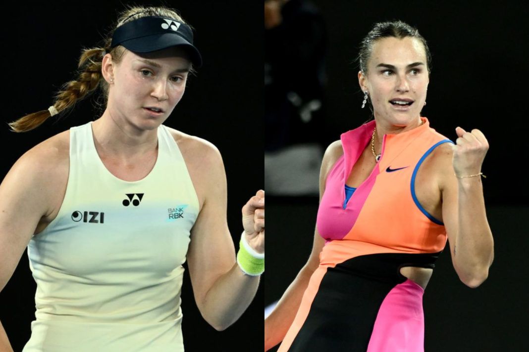 Aryna Sabalenka nella foto con Elena Rybakina - Foto Getty Images