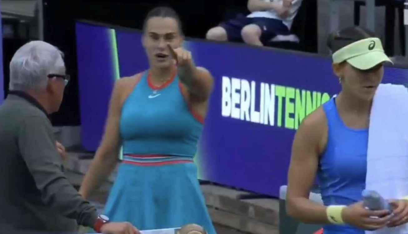 Aryna Sabalenka nella foto